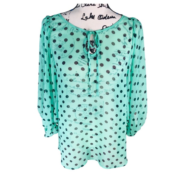 Anthropologie / “HI THERE by Karen Walker”
Polka Dot Blouse 8 - Picture 13 of 15